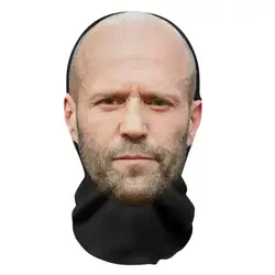 Realistic Celebrity Performer 3D Visual Face Mask for Cosplay and Party Costumes (A)