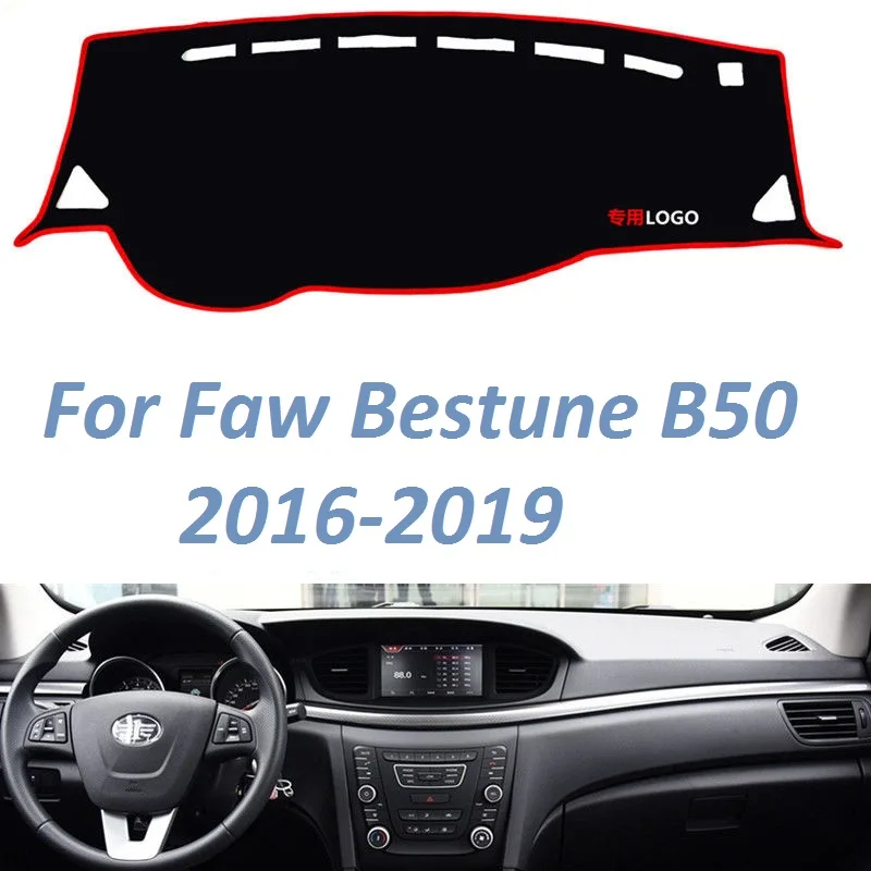 

For aw Bestune B50 2016 2017 2018 2019 Non Slip Dashboard Cover Mat Instrument Carpet Car Accessories