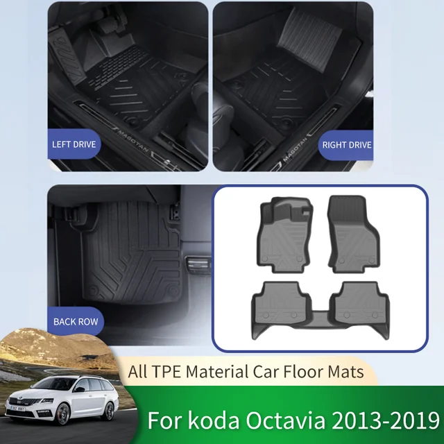 Auto Fußmatten für SKODA OCTAVIA III [Typ 5E] (2013-2019)