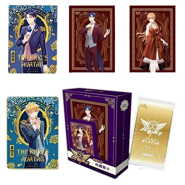 The King's Avatar Cards Letters Paper Card Letters One Games Children Anime  Character Collection Kid's Gift Playing Card Toys