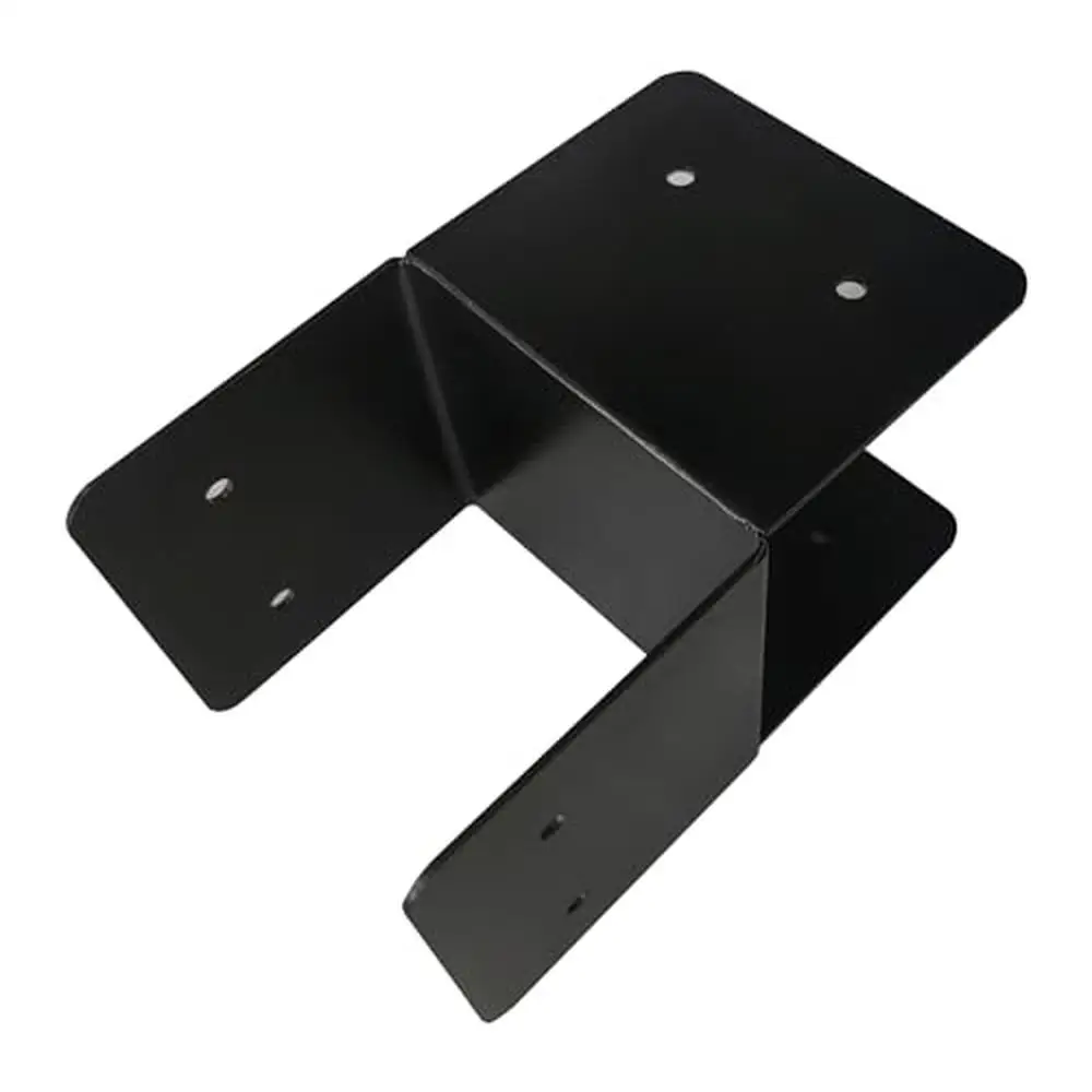 Heavy Duty Steel Mounting Joist Hanger Brackets Support/ Post Caps Tie Bracket/ Joist Anchor Connector 4x4 Post 14 Gauge/
