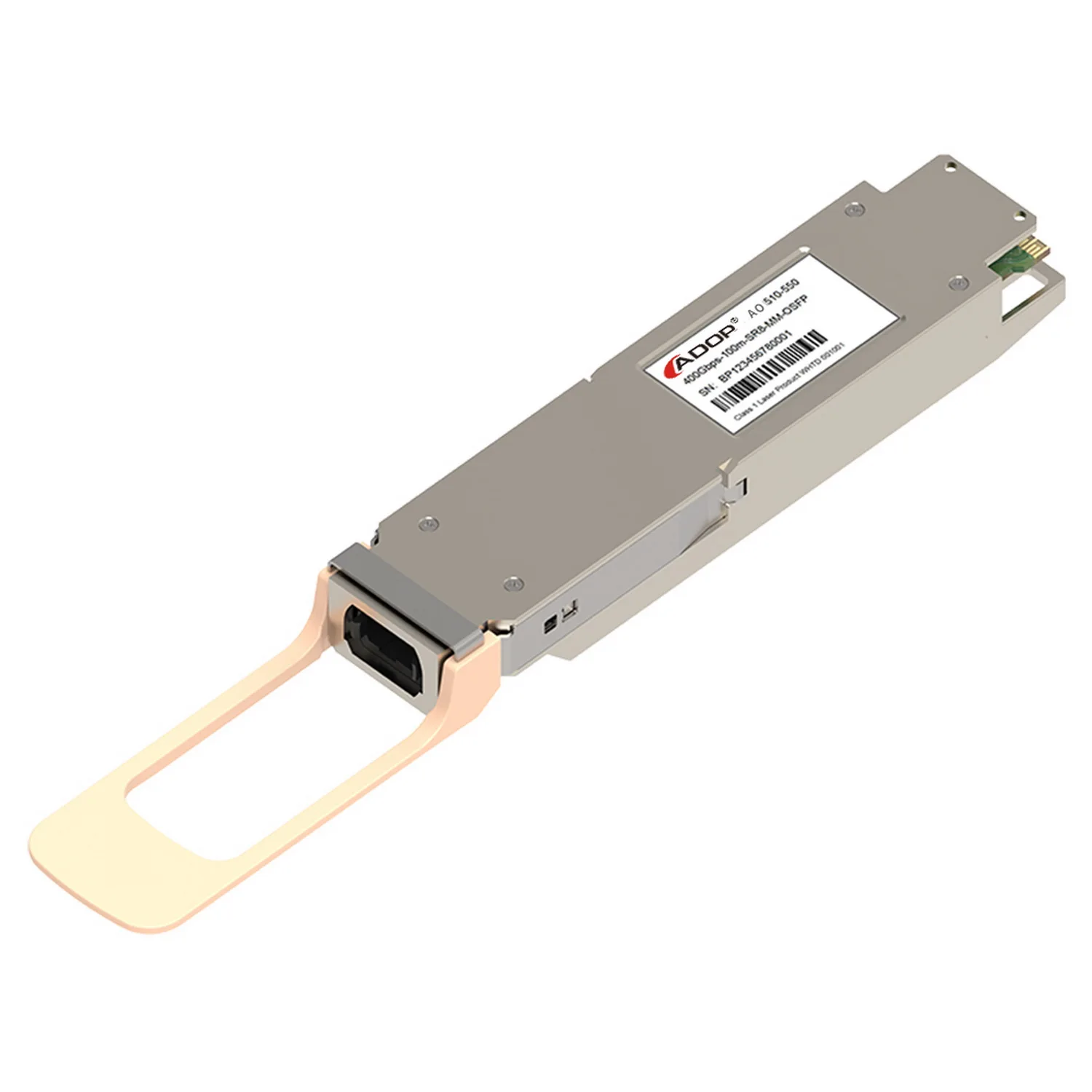 adop for cisco qdd 400g sr8 s compatible 400gbase sr8 qsfp dd pam4 850nm 100m dom mtp mpo 16 mmf optical transceiver module ADOP for Generic Compatible 400GBASE-SR8 OSFP PAM4 850nm 100m DOM MTP/MPO-16 MMF Optical Transceiver Module