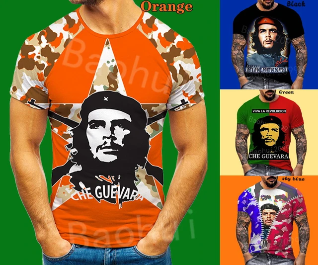 2023 Summer New Che Guevara Fashion Cool 3D Printed T-shirts Streetwear  Unisex Oversized Shirts - AliExpress