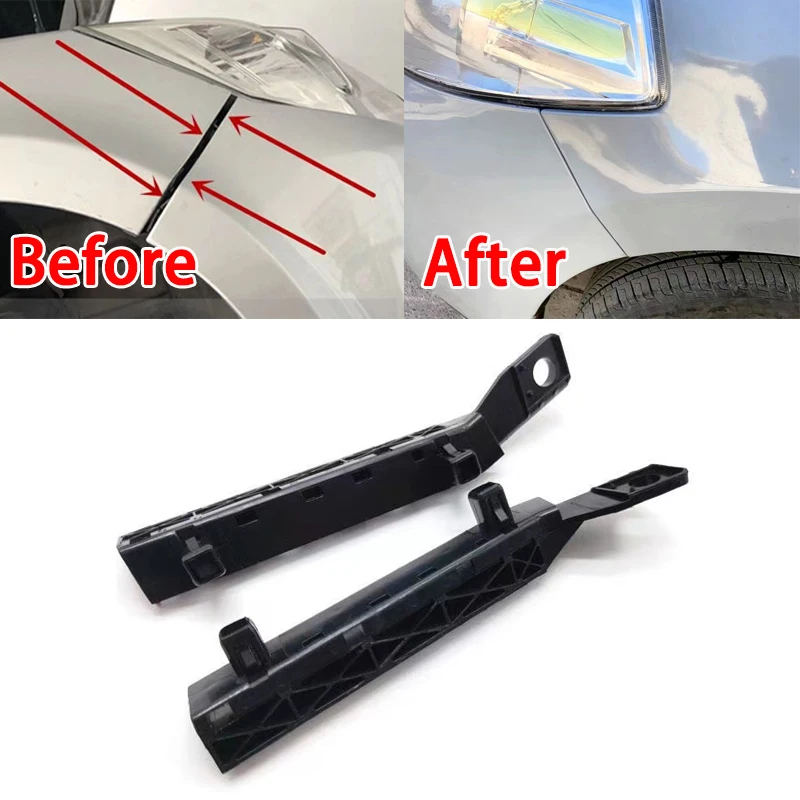 2 Pezzi Staffa Paraurti Anteriore Per Auto, Fibbia Paraurti Anteriore, Staffa Di Fissaggio Piastra Foglia Per Nissan Tiida Vecchio Modello Muslimatexa