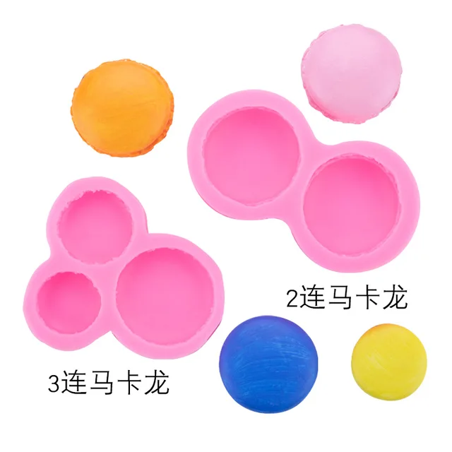 Makaron Szilikon Penész Sütés Dekoráció Fondant Csokoládé Tartozékok Kézzel Készített Szappan Aromaterápiás Gyertya A351