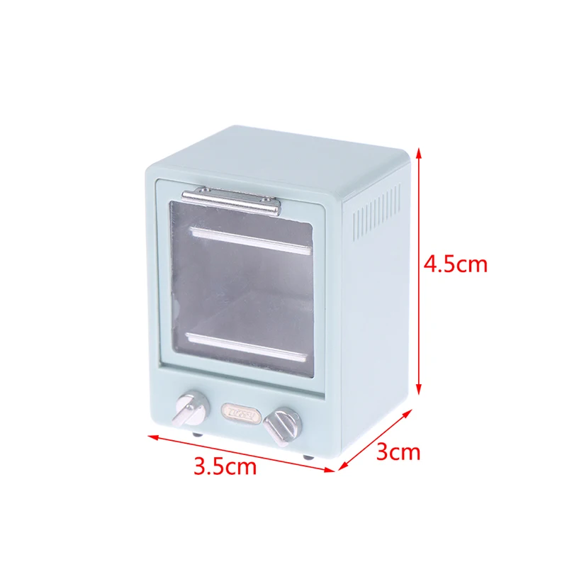 1pc Mini Furniture Lamp Radio Television Kitchen equipment For Children Gift Retro Dollhouse Decoration 5
