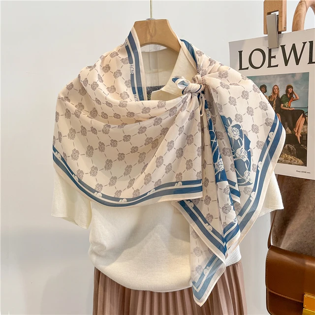 Monogram Shawl in 2023  Monogram, Luxury scarves, Louis vuitton scarf