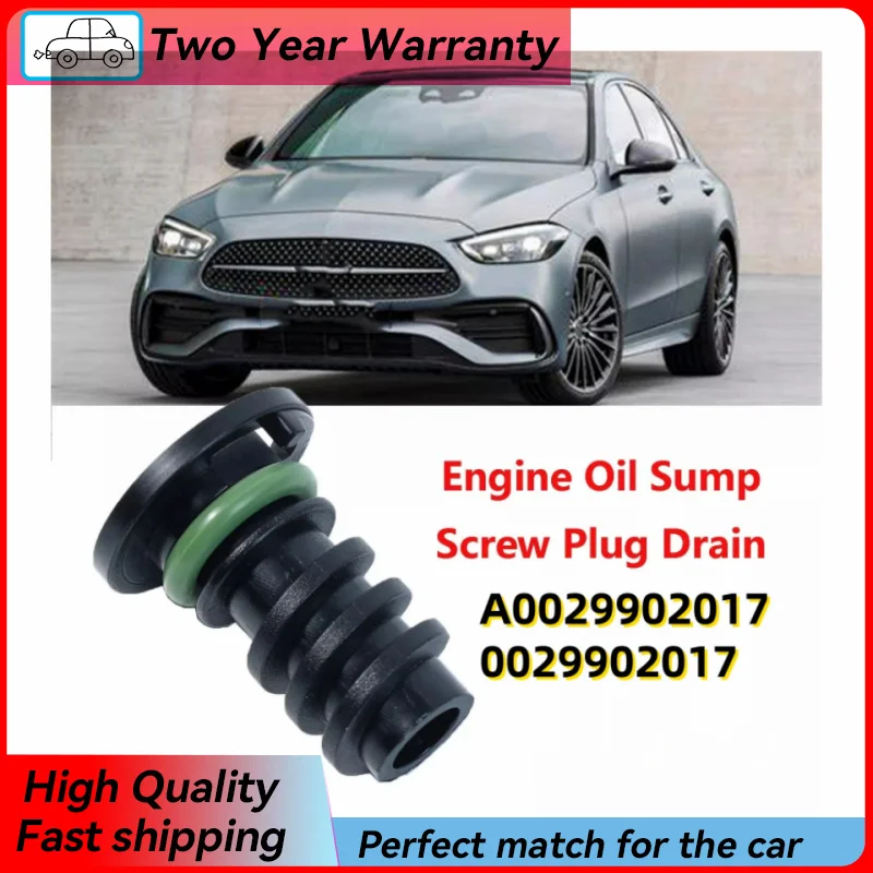 A002990 New Rubber Ring Engine Oil Pan Drain Screw Plug Plastic 002990 for Mercedes-Benz C63 AMG S550 S550E