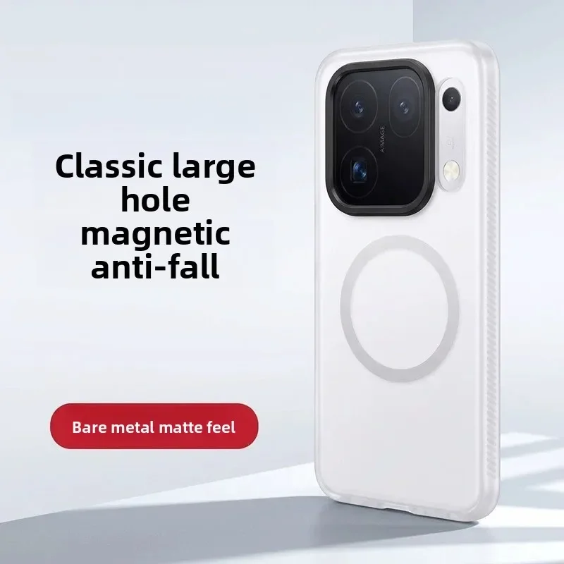 Luxury Minimalist Frosted Translucent Case with Magsafe Shockproof Bumper Cover