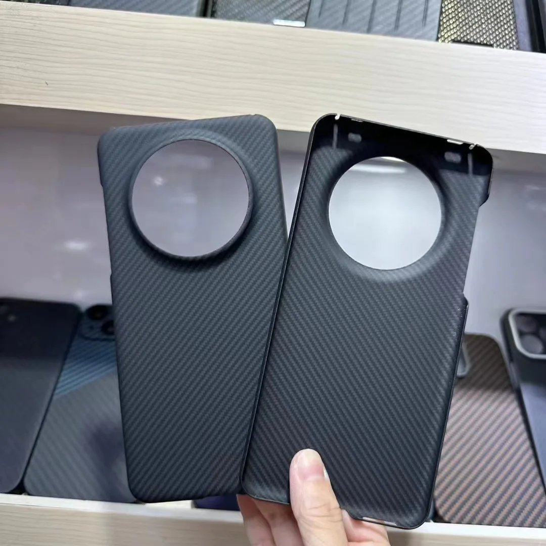 Real Carbon Fiber Phone Case For Huawei Mate 60Pro Carbon Fiber Case Aramid Fiber Cover MagSafe Magnetic Ultra-thin Case