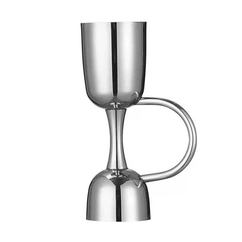 25ml 50ml Cocktail Jigger Bar Measuring Jigger Stainless w/Handle