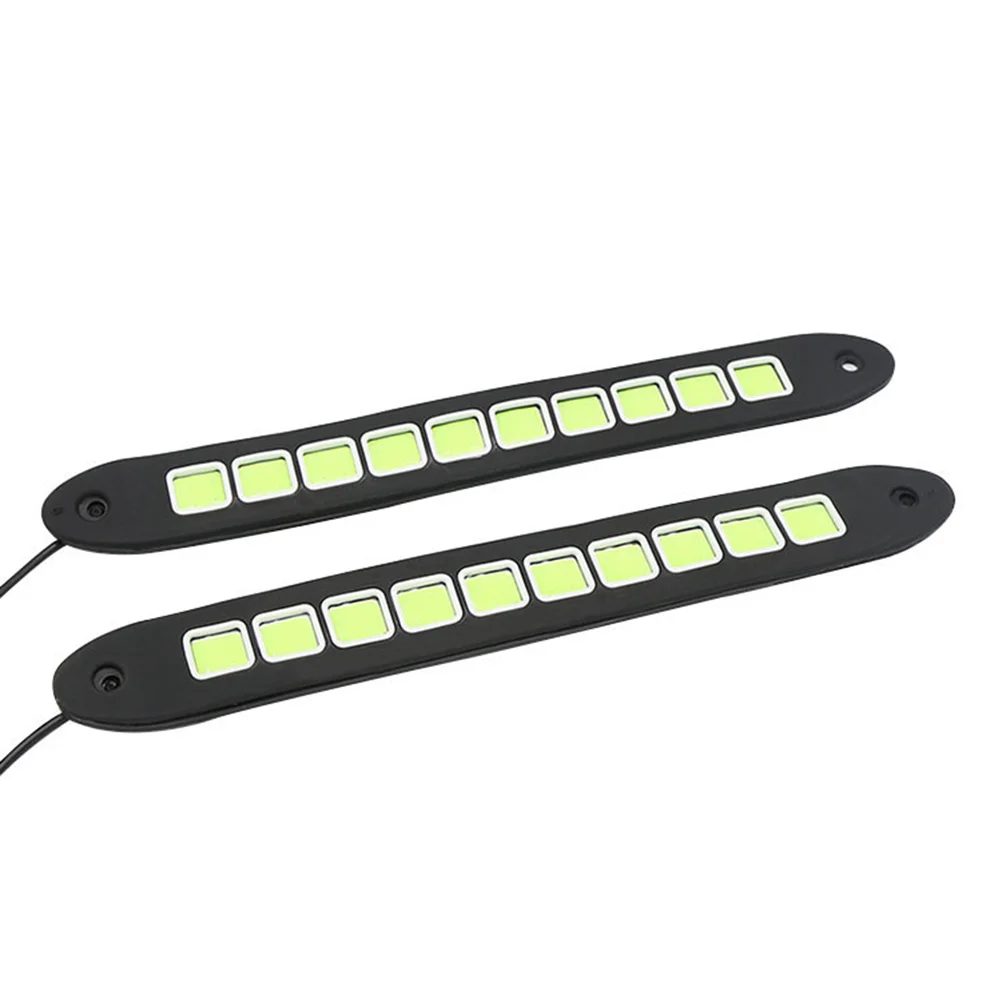 

2PCS LED COB Blue Light High Light Driving Light Vehicle Light High Power Daytime Running Light