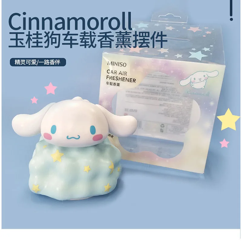 Sanrios Anime Kawaii Cinnamoroll Car Air Freshener Auto Car Interior Accessories Decoration