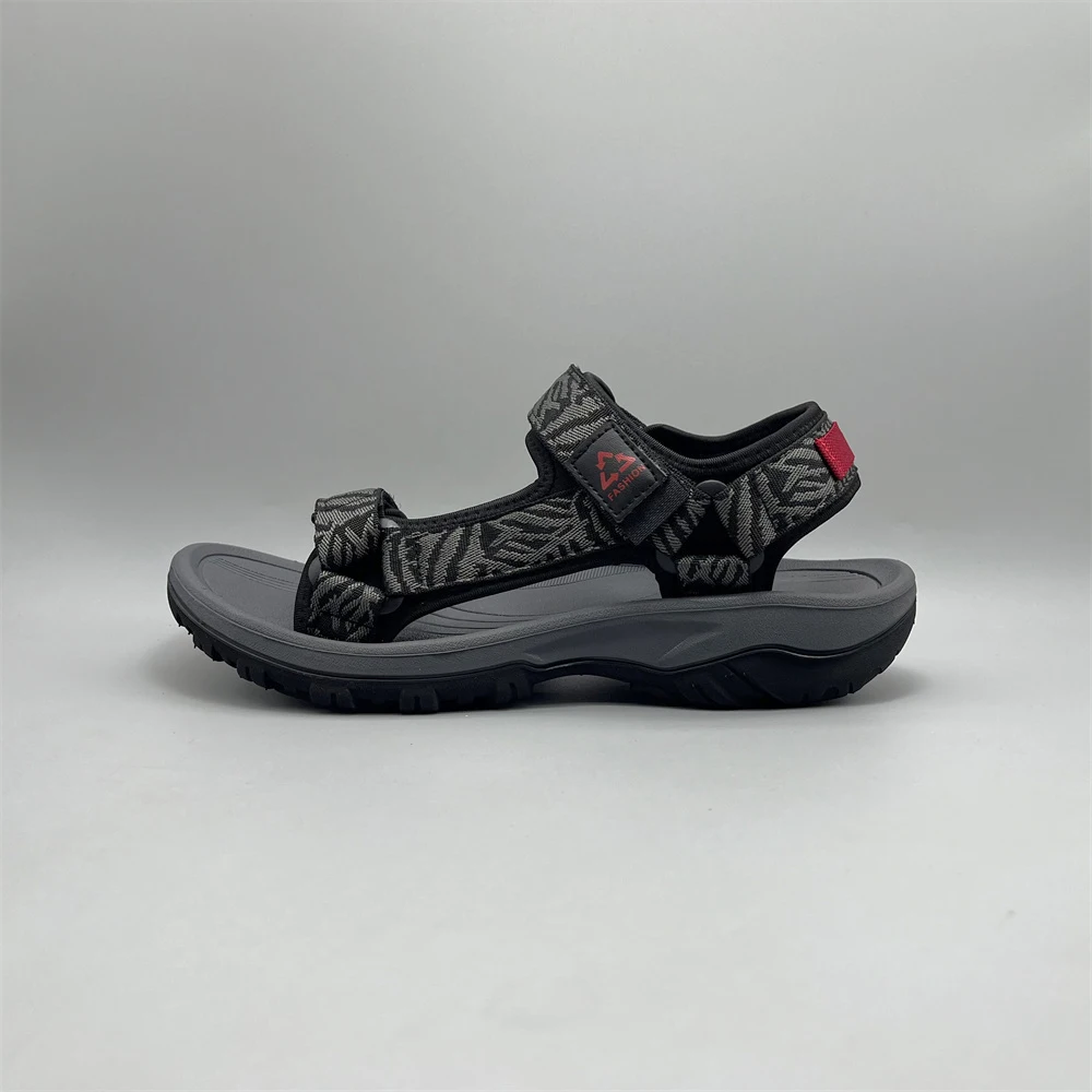Men's Sporty Summer Sandals Lightweight Soft Bottom Beach Shoes Outdoor Anti-slip Breathable Slip-On Casual Canvas Sneakers