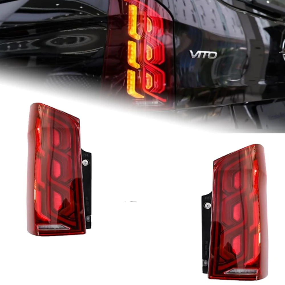 

AKD Car Styling for Benz Vito Tail Lights 2014-2020 W447 LED Tail Lamp DRL Turn Dynamic Signal Brake Reverse Auto Accessories