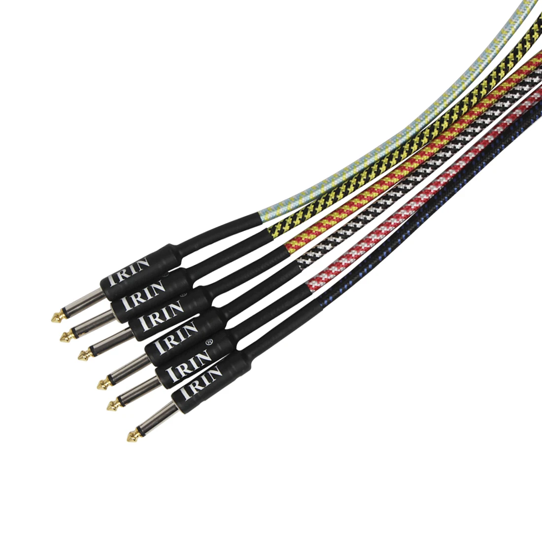 Description Picture 5 of itemColorful Multicolor 3/6/10M Guitar Cable Wire Cord Jack Line Amp Connection Cable Noise Reduction Line Guitar Parts & Accessory