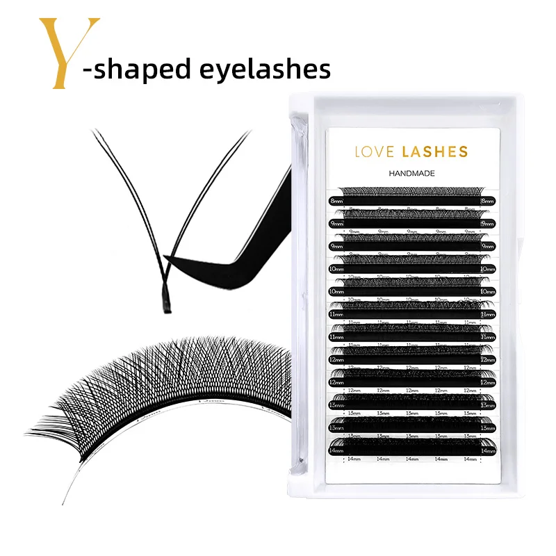 

Eastern Beauty YY Shaped Lash C D Curl 0.07 Mix Lengths Faux Mink Natural Soft Russian Volume Premade Fans Eyelash Extensions