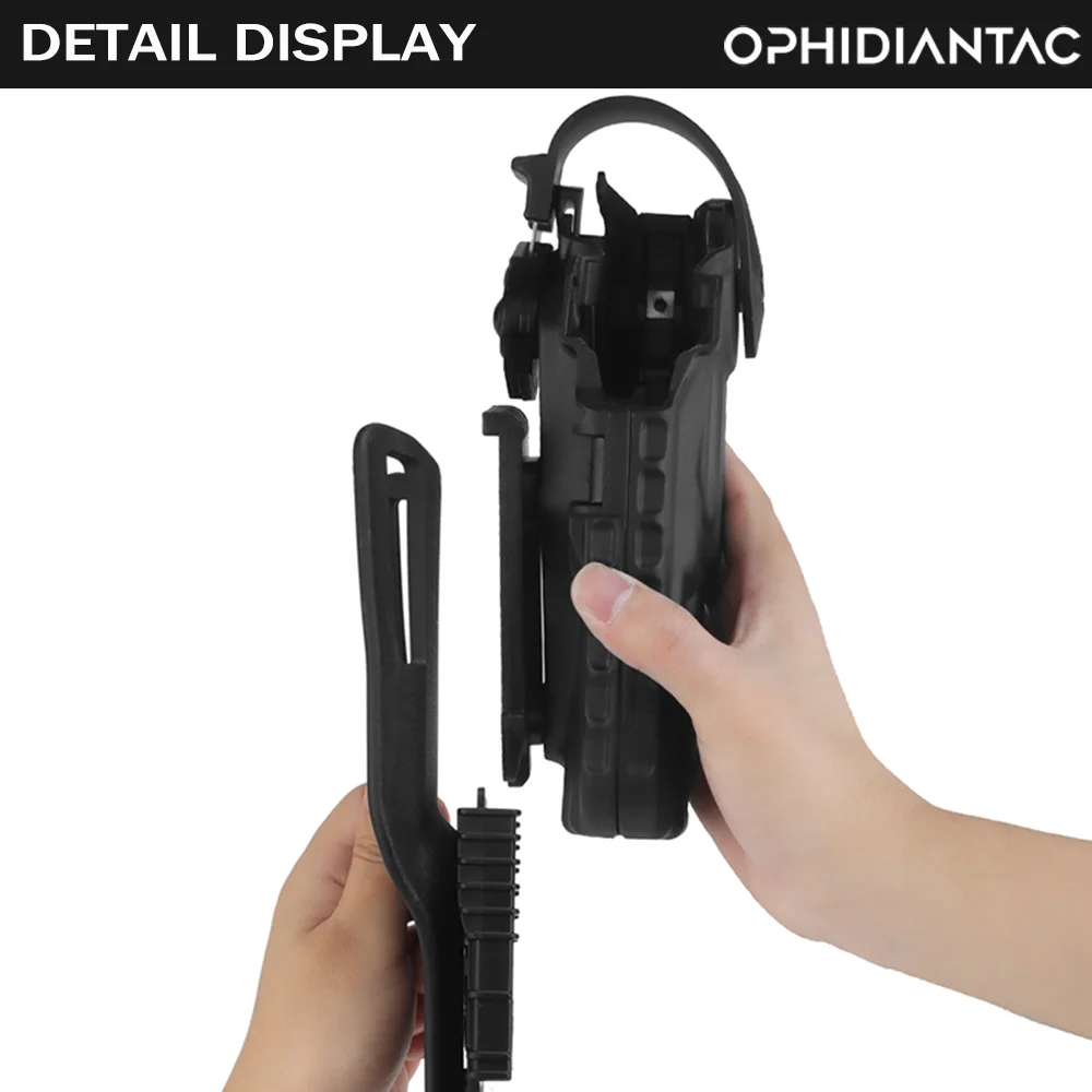 OPHIDIANTAC Quick-release Holster P320 M17/M18 Pistole Holster Jagd Zubehör Doppel Sicherheit Lock Box System QLS – Detail 7