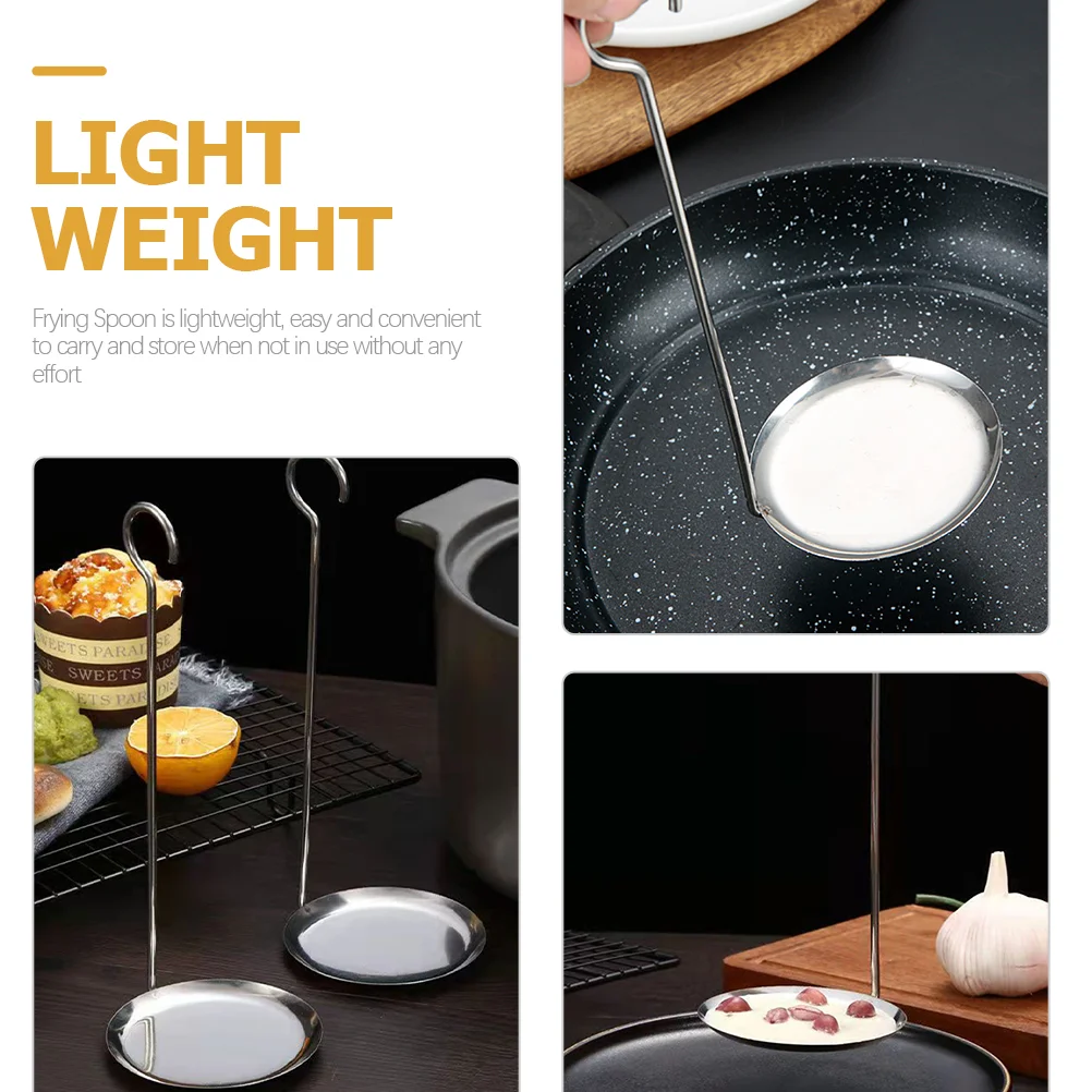 2Pcs Oil Cake Mold Stainless Steel Kitchen Gadgets Tools Home Frying Spoon Non Stick Metal Snack Maker Cooking Utensil