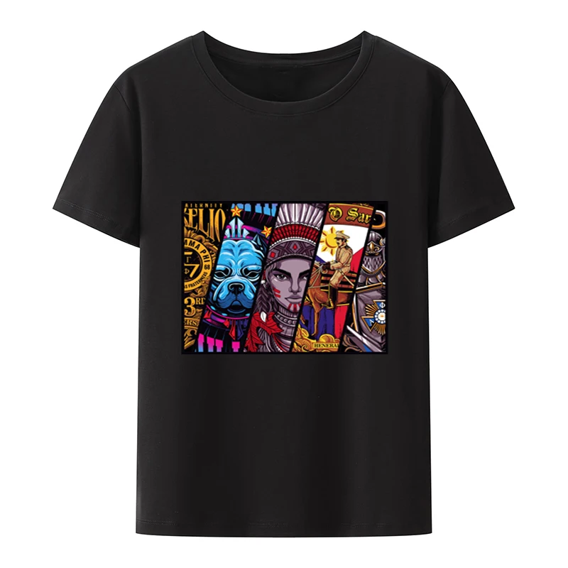 

Funny Portrait T Shirt Men Summer O-neck Graphic Tshirt Camisa Tops Unisex Harajuku T-shirt