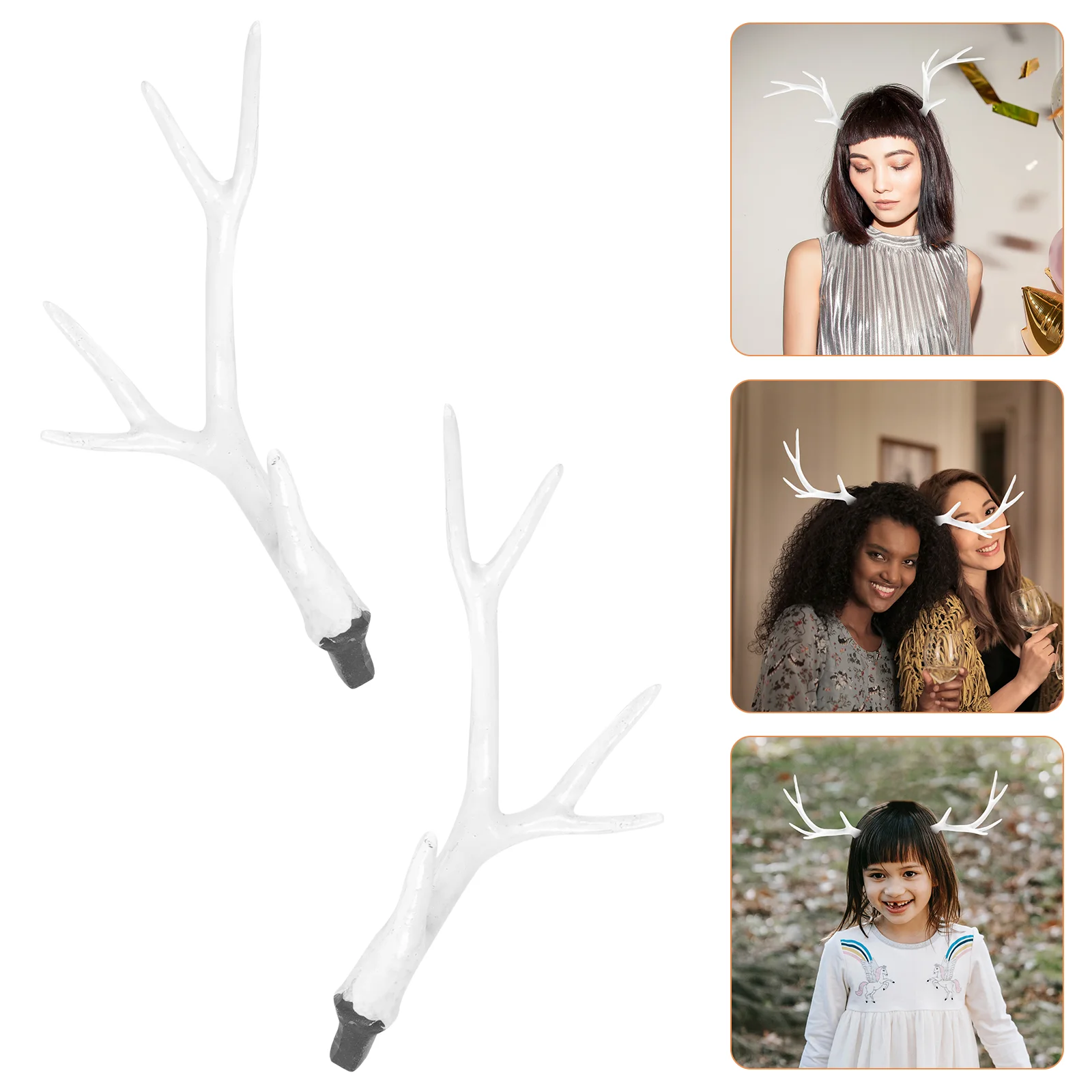 

Halloween Artificial Horn Simulated Deer Horn Hair Hoops DIY Prop Horn Horn Christmas Cosplay Costume Accessory