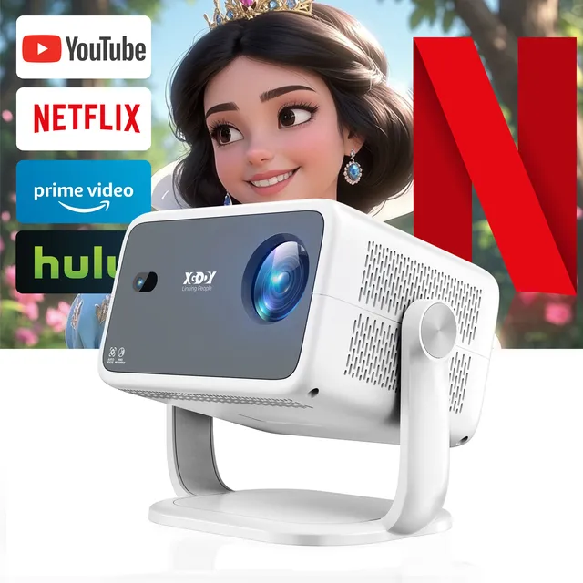 10832-c41cc5.jpg Xgody A6/N6 Projector Netflix Official Voice Control 500-600 Ansi Android 4K Beamer Native 1080P Fhd Wifi Home Theater