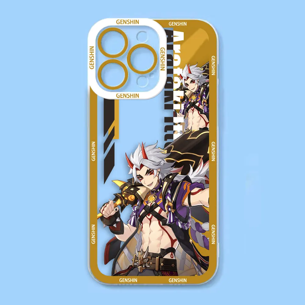 Genshin Impact Yae & Shenhe Clear Phone Case