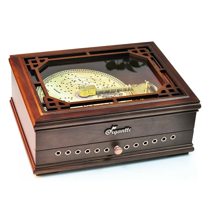 Sankyo 20-note Music Box Wind up Record Player Turntable musical Box Gift for Music Lovers Girls Birthday Christmas Day 2