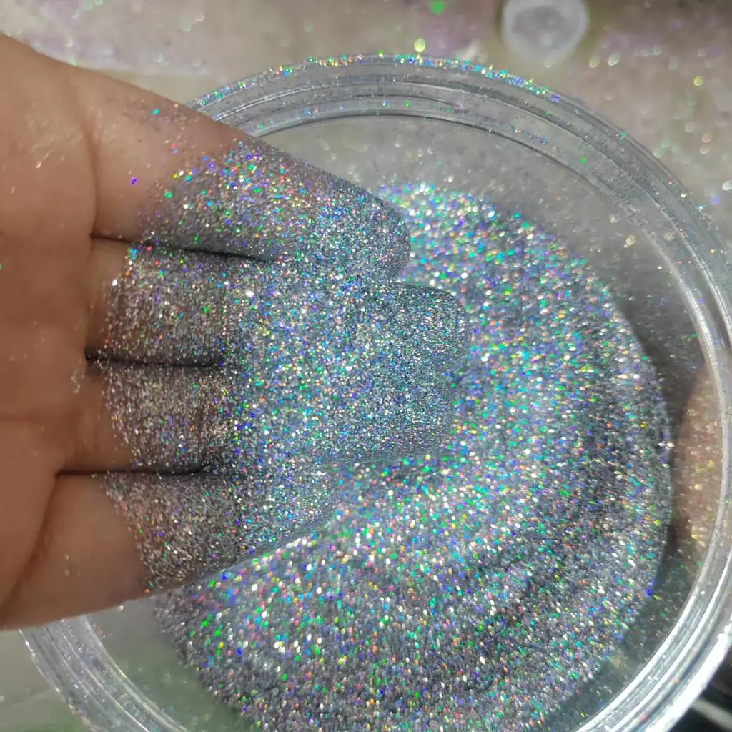  10g Holographic Laser Nail Glitter Powder for Nail Art