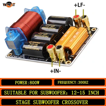 Crossover DJ15/subwoofer per altoparlante da 12-15 pollici, crossover da 800 W 250 Hz per sistema da palco di grandi dimensioni, audio professionale KTV e teatro