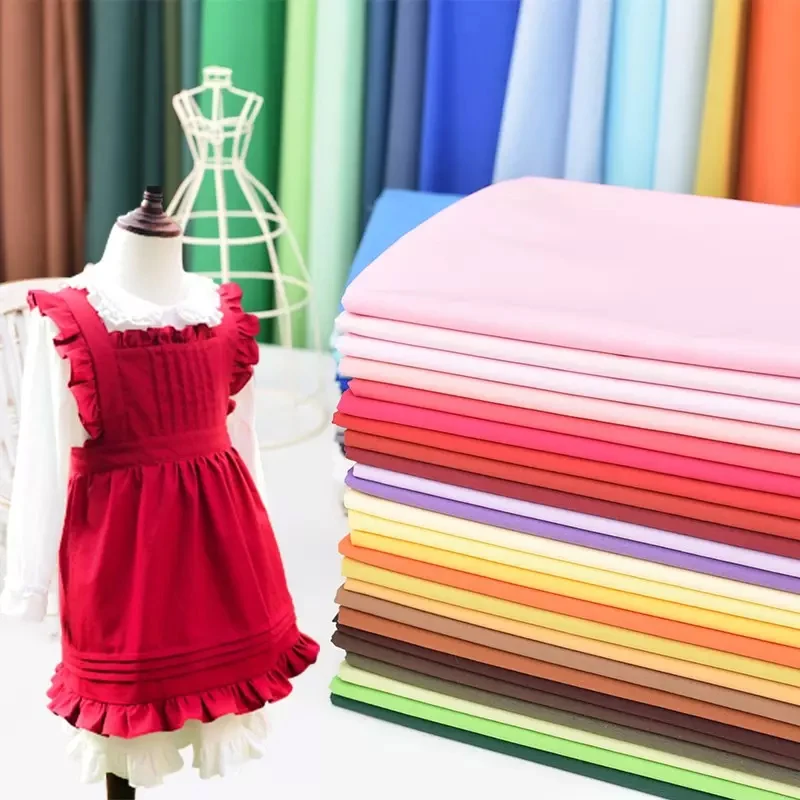 Cotton Poplin Fabric For Sewing Clothes Patchwork Supplies Home Textile