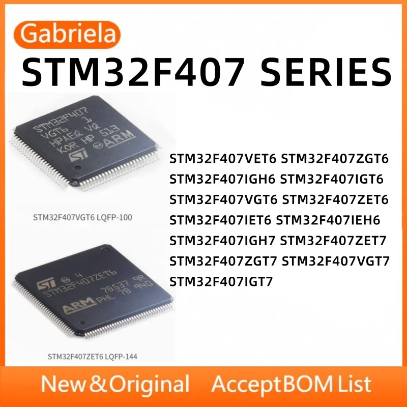 STM32F 407ZGT6 STM32F407VET6 STM32F407VGT6 STM32F407ZET6 407IET6 407ZET7 407IEH6 407ZGT7 407VGT7 407IGT7 407IGH7 407IGT6 407IGH6