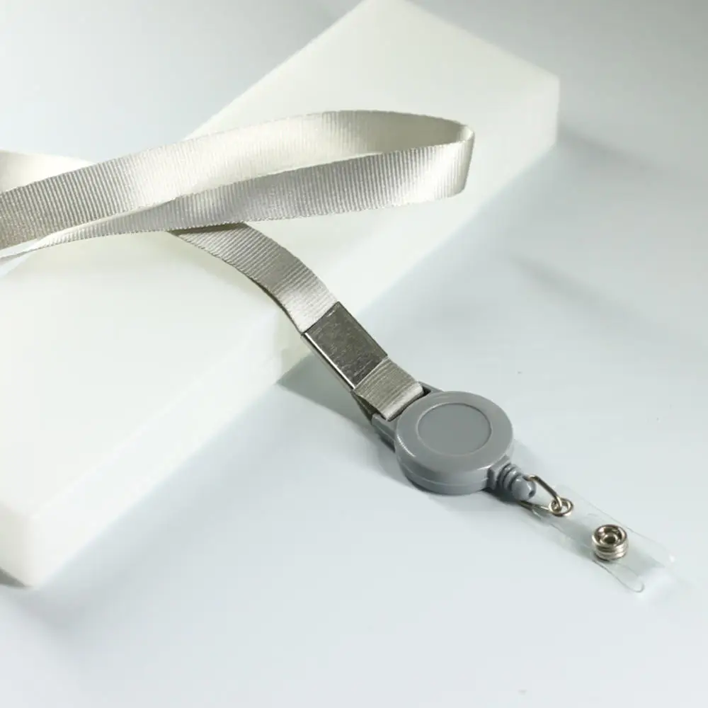 Retractable Lanyard Badge Holder with Keychain and Necklace Strap