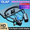 OLAF 300mAh Wireless Bluetooth Earphones TWS Hanging-Neck Magnetic Headphones Sports Running Handsfree Earbuds Support SD Card 1