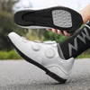 Men's Ultralight Non-Locking Cycling Shoes MTB Flat Pedal Bicycle Sneakers Women Non Cleat Rubber Racing Road Bike Sports Shoes 5