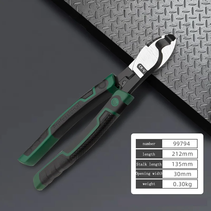 Description Picture 4 of itemElectrician Cable Cutter, Manual Wire Cutting Pliers, Wire Breaking Pliers, Wire Pressing Pliers, Industrial Grade Cable Cutter