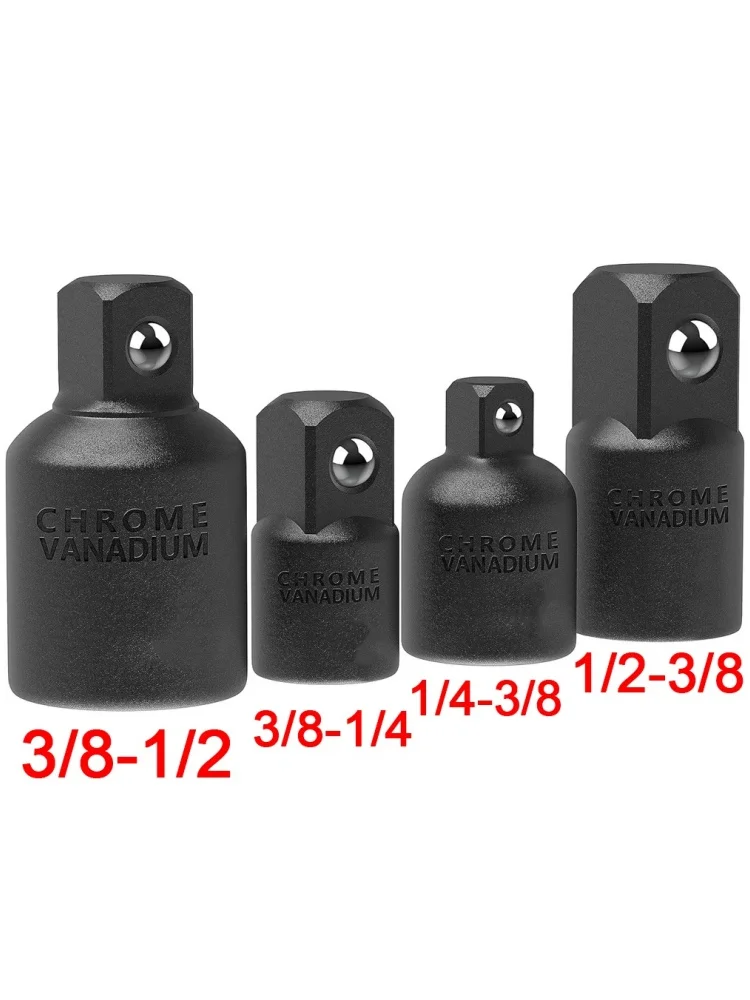 4-teiliges Steckschlüssel-Adapter-Set (1/2\", 3/8\", 1/4\") für Schlagschrauber & Bohrmaschine, Autoreparatur & Bauwerkzeuge – Detail 2