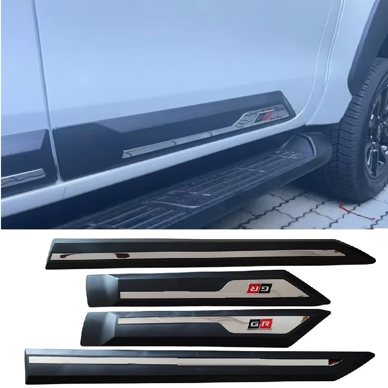 Toyota Hilux REVO 2016-2023 4 도어 플레이트 트림 커버 자동차 부..