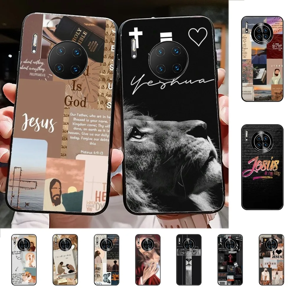 

Faith Christian Religious Jesus Phone Case For Huawei Mate 10 20 30 40 50 lite pro Nova 3 3i 5 6 SE 7 pro 7SE