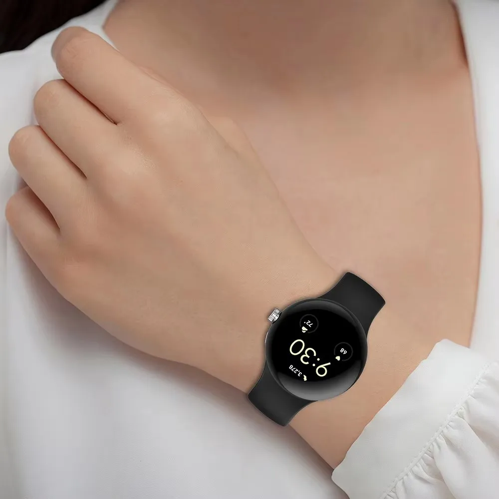Enhanced Silicone Sport Watch Strap - Replacement Band Accessory