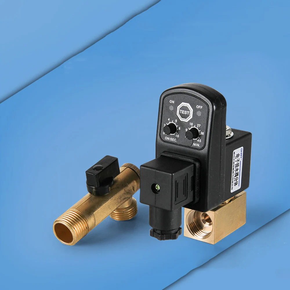 1/2 Timer Aftapkraan 220V Magneetventiel Normaal Gesloten