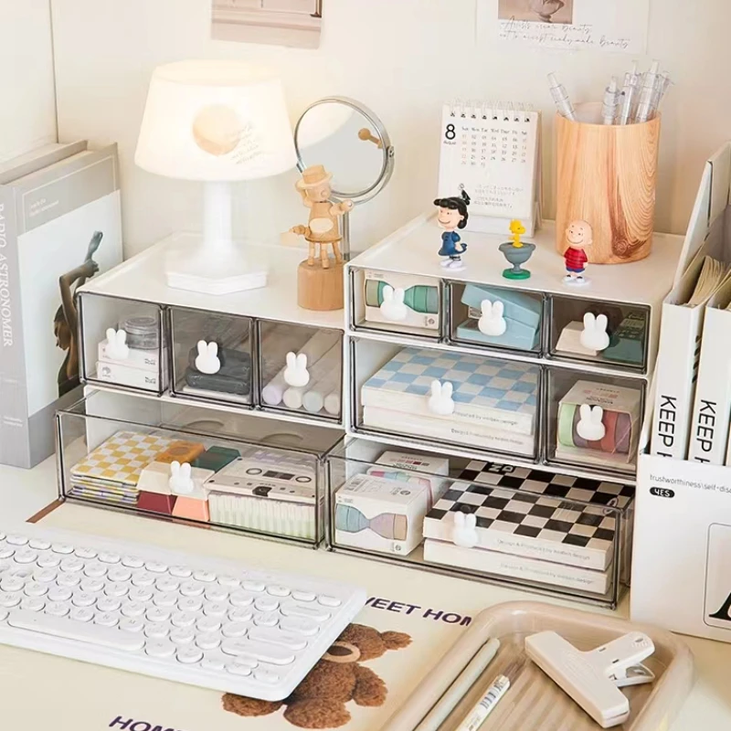 DIY Desk with Storage Bins