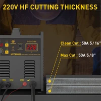HZXVOGEN 50A Plasma Cutter With Built-in Air Compressor Inverter Welding Machine With Air Pump 220V HF Cutting Thickness HVC6000 2