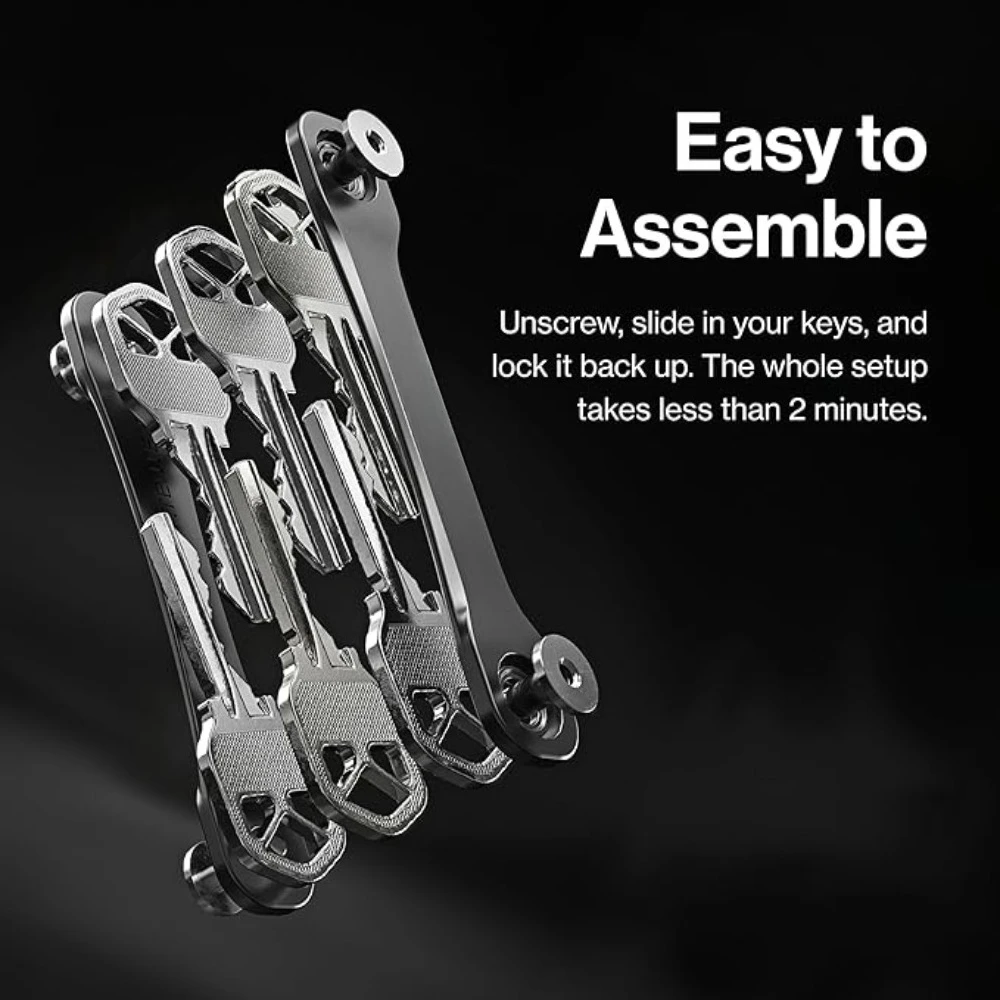 Compact Minimalist Key Organizer - Clutter-Free Key Holder