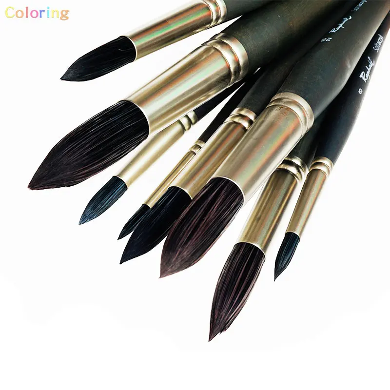 Kolinsky Sable Watercolor Brushes  Raphael Kolinsky Sable Brushes - 8408  Round - Aliexpress