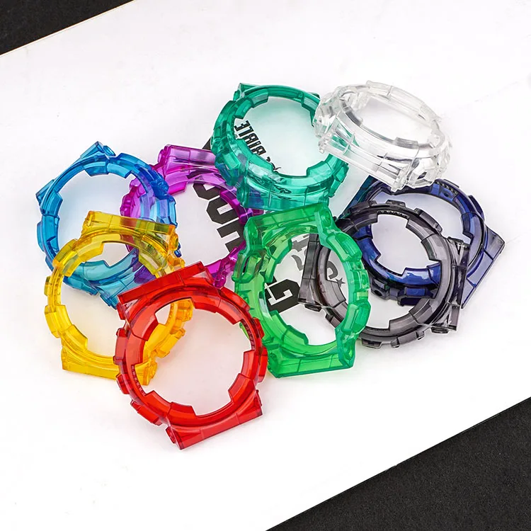 Transparent Silicone Watch Band Bracelet with Protective Case