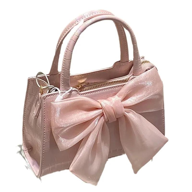 

New Single Shoulder Bag Fairy Handheld Pattern Pearl Casual Handbag for Woman High-quality Messenger Versatile Luxury Crossbody