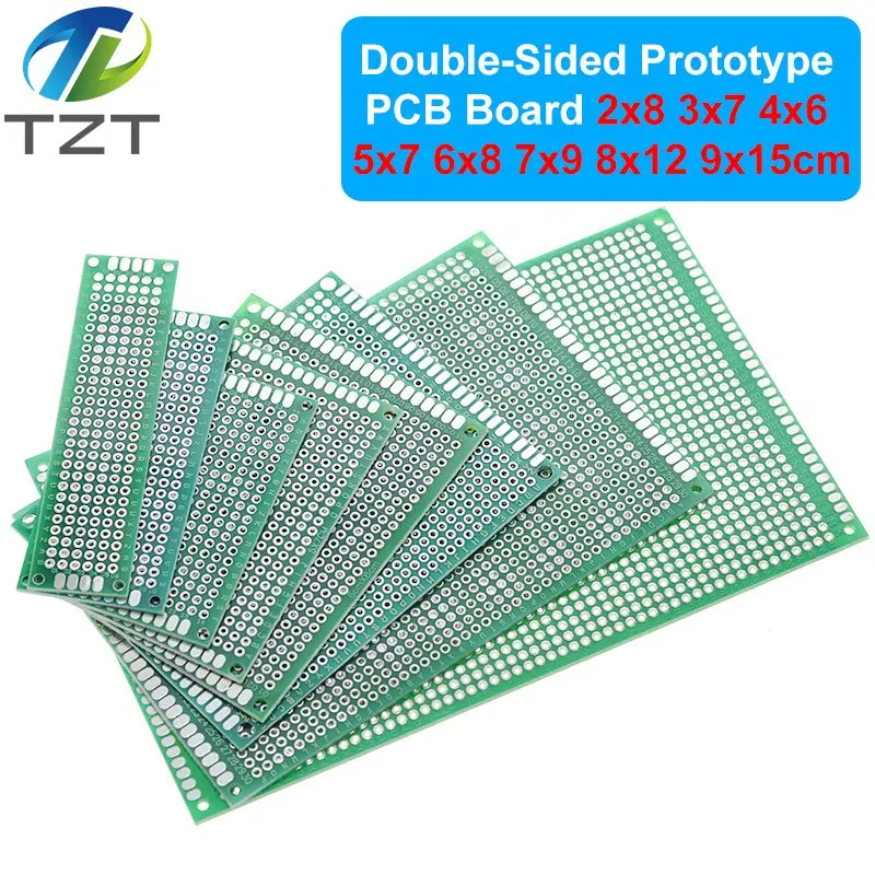 2x8 3x7 4x6 5x7 6x8 7x9 8x12 9x15 cm Doppel Seite Prototyp Diy Universal Platine Protoboard Für Arduino
