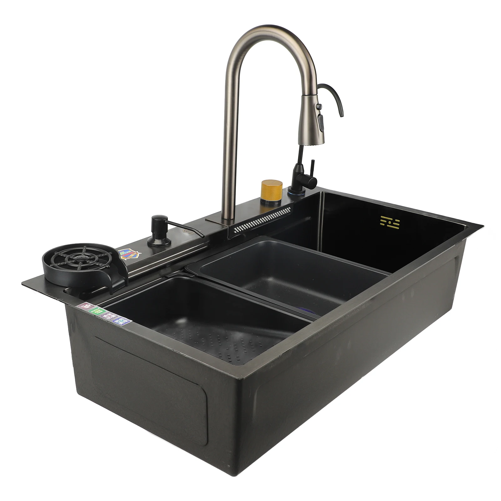 Kitchen Sink Professional Modern Easy Installation Rustproof Undermount Kitchen Sink Thickened Large Capacity for Home Kitchen 2