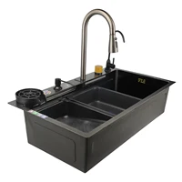 Kitchen Sink Professional Modern Easy Installation Rustproof Undermount Kitchen Sink Thickened Large Capacity for Home Kitchen 2
